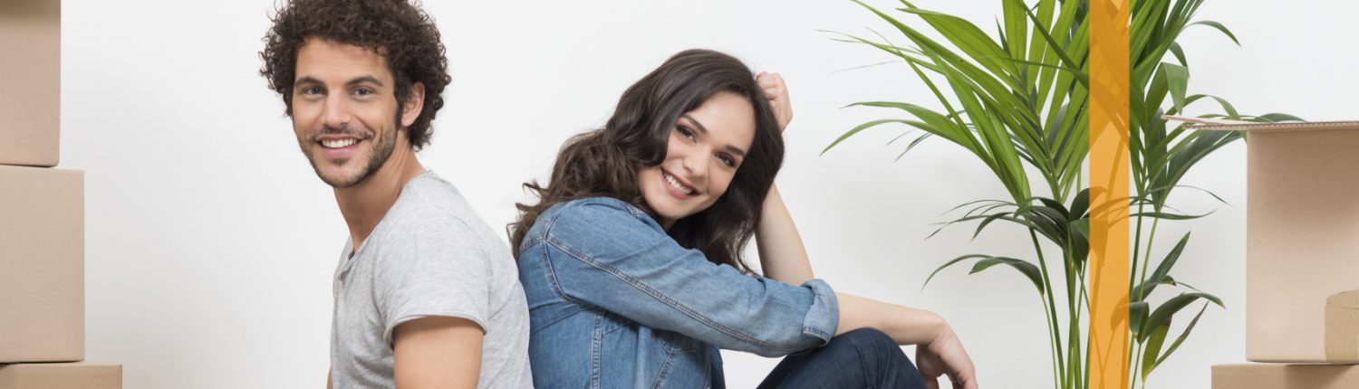 Young Couple At New Home